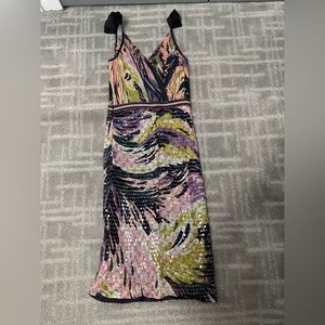 Missoni Strapless Multicolor Sequin Dress